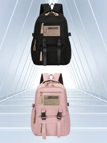 Women Fashion Backpacks - 黑色 - 查看 3