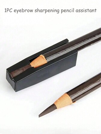 1支眉笔削笔器，专业微刀片鸭嘴式削笔器，轻松打造完美眉形，持久定型。适用于化妆、家居装饰、梳妆台、旅行、卧室等场合。也适合作为化妆配件、圣诞礼物或节日小礼物。
