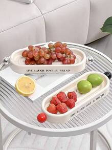 1 件极具吸引力的轻质豪华多用途托盘，具有时尚风格，适用于客厅或浴室 - 多色 - 查看 8