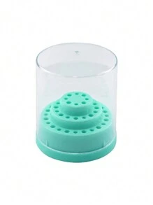 48-Slot Round Nail Drill Bit Storage Box, Empty Polishing Head Organizer, Manicure Accessories Tool - Multicolor - View 7