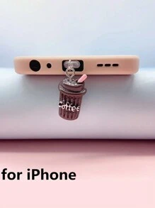 创意咖啡杯形充电口和数据口防尘塞，兼容苹果设备、Type-C口和智能手机防尘塞 - 款式 - 查看 10