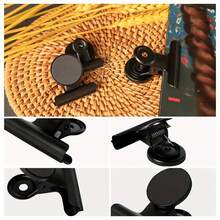 6pcs Refrigerator Magnetic Clips, Heavy Duty Magnet Clips For Fridge, Whiteboard, Office Use - Black - View 3