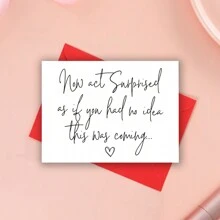 Überraschung Brautmädchen Karte, Brautjungfer Antragskarte, Karte für Trauzeugin, Karte für Brautjungfern, Danke Geschenk für Brautmädchen, Möchtest du meine Brautjungfer sein Karte - Rot - Übersicht 2