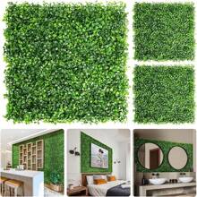 1PC, 25*25 Milan Grass, Artificial Plant Background Wall, Real Touch, Lawn Party Courtyard Decoration, Suitable For Wedding Garden Balcony