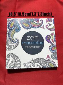 Conjunto de 8 libros para colorear de doble cara de 12 páginas, un total de 96 páginas, kit de pintura antistress, libro de colorear creativo DIY para estudiantes - Multicolor - Ver 2