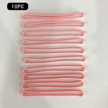 10pcs Multi-Purpose Stretchable And Durable Silicone Ties For Office, Travel And Home Organization Colorful Elastic Silicone Band For Gift Wrapping And Book Binding