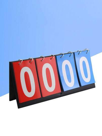 1 st Sports Scoreboard Räknare siffror Flipper, Multifunktionell poänghållare för basket, badminton, bordtennis, fotboll, rugby, friidrott, utomhusaktiviteter