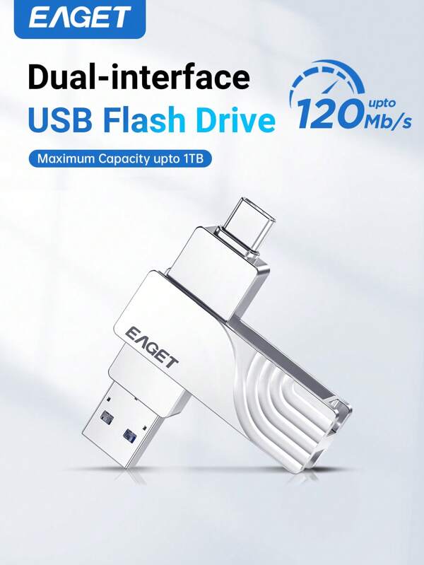 USB 3. 2 Type C To USB Flash Drive Pen Drive 1T 512GB 216GB 128GB 64GB 32GB 2 In 1 USB 3.2 Memory Stick Flash Disk Type-C Pendrive