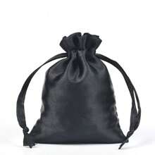 5 piezas de bolsas de regalo con cierre de cordón estilo satinado para joyas y accesorios, disponible en múltiples tamaños y colores, perfectas para regalos de cumpleaños, festivales, fiestas y bodas, Navidad - Multicolor - Ver 23