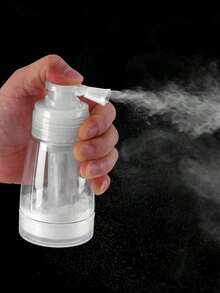 1PC 180ML Portable Dry Powder Spray Bottles For Cake Decorating  Hairdressing Spray Bottle Baking Tools Glitter Duster Spray Bottle Plastic Empty Refillable Spray Bottles Baking Tools - Clear - View 9