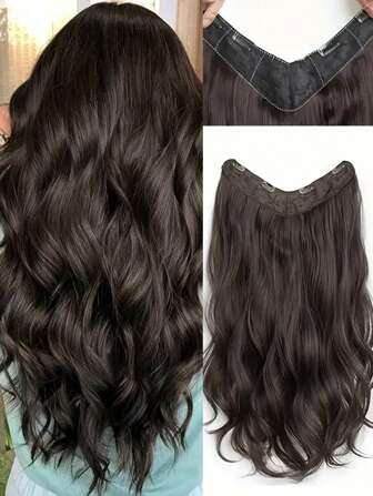 合成長髮夾，高溫耐性合成假髮配件，女性髮型加強版