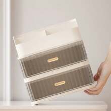 Máy Tính Để Bàn Hộp Bảo Quản Ký Túc Xá Phòng Ngủ Bàn Văn Phòng Kệ Sắp Xếp Loại Ngăn Kéo Hộp Phân Loại Văn Phòng Phẩm - Nhiều màu - Xem 11