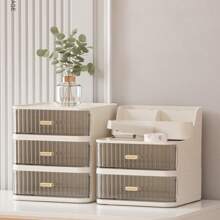 Máy Tính Để Bàn Hộp Bảo Quản Ký Túc Xá Phòng Ngủ Bàn Văn Phòng Kệ Sắp Xếp Loại Ngăn Kéo Hộp Phân Loại Văn Phòng Phẩm - Nhiều màu - Xem 2