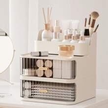 Máy Tính Để Bàn Hộp Bảo Quản Ký Túc Xá Phòng Ngủ Bàn Văn Phòng Kệ Sắp Xếp Loại Ngăn Kéo Hộp Phân Loại Văn Phòng Phẩm - Nhiều màu - Xem 10