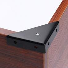 20pcs Laminate Reinforcement Artifact Large Triangle Right-Angle Fixing Bracket Fixing 90 Degree Right-Angle Support Angle Iron Cabinet Hanging Code - Multicolor - View 6