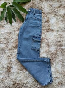 Women Jeans - Rửa trung bình - Xem 7