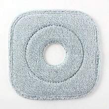 1入組微纖維替換拖把頭，方形拖把布，清潔分離拖把布替換頭，濕、乾清潔塵拖把布，清潔用品，清潔工具，返校用品 - 灰色 - 查看 3