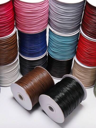10m/Lot Korean Waxed Cord Waxed Thread Cord String Strap Necklace Rope Bead For DIY Bracelet For Jewelry Making Findings