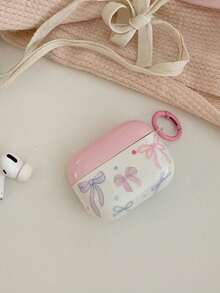 可愛粉色熊貓蝴蝶結耳機盒，適用於Apple AirpodsPro2/AirpodsPro/Airpods3/Airpods2 - 淺粉色 - 查看 8