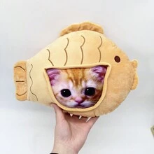 Gaby Cuscino Peluche A Forma Di Pesce Persico – 32 Cm – Morbido E Lavabile – Regalo Per Bambini E Amanti Della Natura - 3