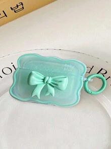 1 件粉色 3D 蝴蝶结设计耳机盒，兼容 Airpods Pro/3rd Gen - 粉色 - 查看 22