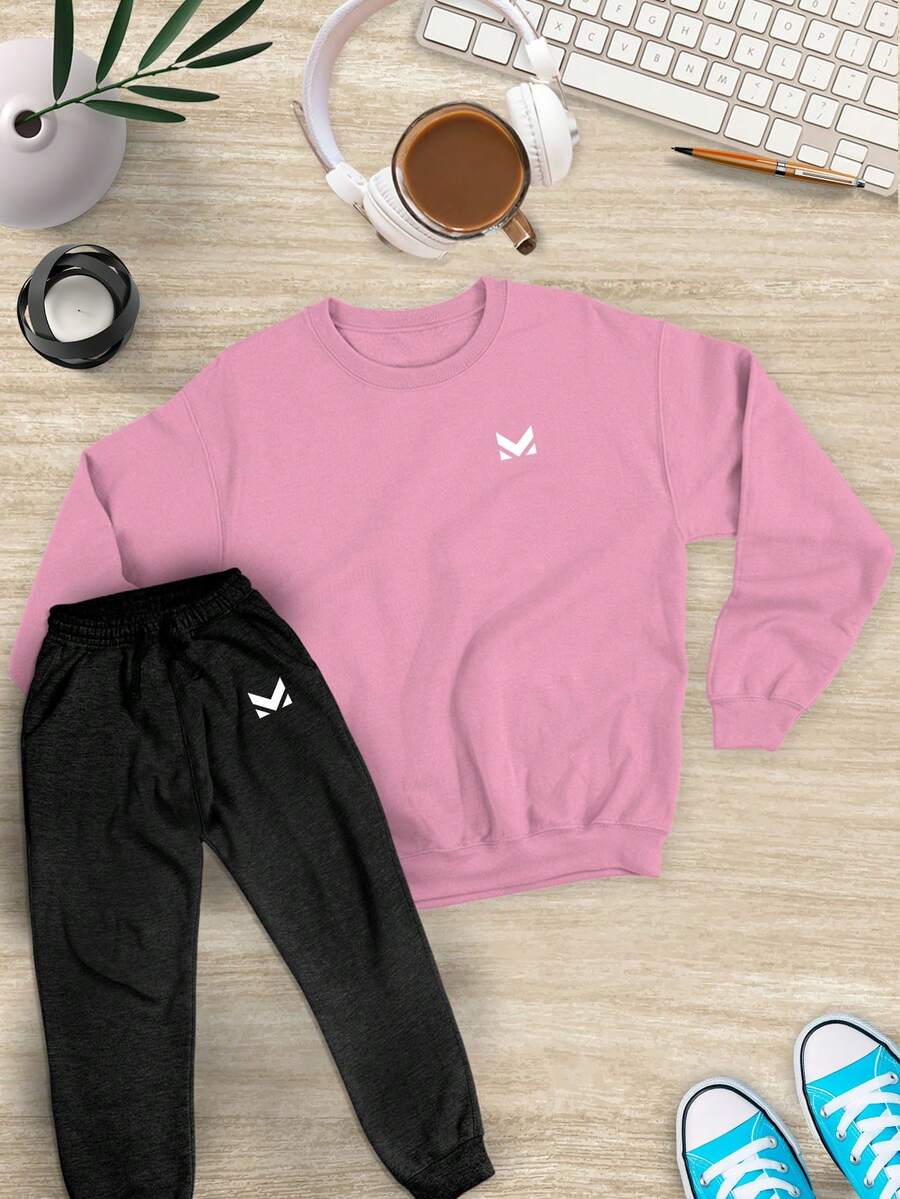 Men Sweatshirts - 粉色 - 查看 1