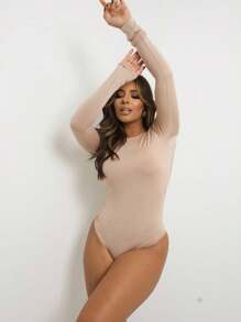 Women Bodysuits - 米色 - 查看 1