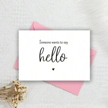 Tarjeta de foto del escaneo del embarazo. Alguien quiere decir hola Tarjeta de anuncio de embarazo, tarjeta de anuncio de embarazo, tarjeta de foto del escaneo del embarazo, tarjeta de revelación de embarazo, sorpresa familiar de embarazo - Blanco - Ver 4