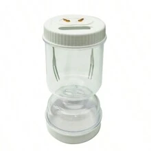 1pc 4th Generation Pickle Jar With Separation Design For Wet And Dry Ingredients, Food Storage Container For Pickles And Olives - Clear - View 7