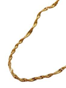 Aomogo 1入18K鍍金不鏽鋼細鏈手鍊，優雅手鍊珠寶