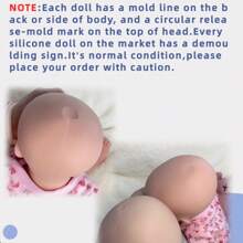 1入組b款硅膠重生女娃,多款白色穿搭 - 軍綠色 - 查看 5