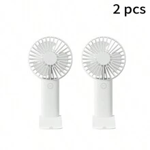 Rechargeable Handheld Mini Fan Small Desk Cooler Portable Air Conditioner Student Cute Mini Electric Fan Handheld Mute  Aire Aconditionado - White - View 11