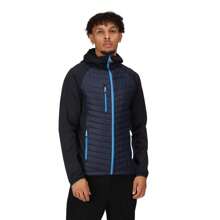 Regatta Mens Navigate Quilted Hybrid Jacket (Navy/French Blue) - Navy/French Blue - View 3