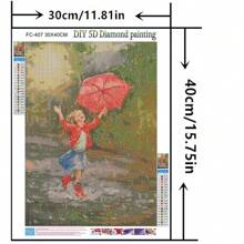 Diamond Painting Set -  Full Diamond [1 Set]30*40cm - Multicolor - View 2
