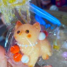 1入組可愛的寵物倉鼠防壓擠壓玩具，柔軟且不易破裂，適合學生及作為禮品，部分配件隨機，隨機包裝 - 彩色 - 查看 11