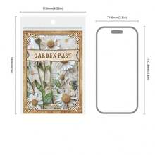 30pcs Vintage Botanical Theme Patterned Paper For Scrapbooking, Crafting, Decorating - Multicolor - View 8