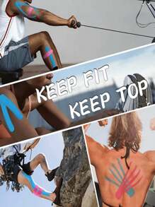 1 stück Sport Kinesiologie Tape Muskelschutz Wasserdicht Kinematisches Tape Für Muskelerinnerung Gym Zubehör Verkäufe Sport Tape