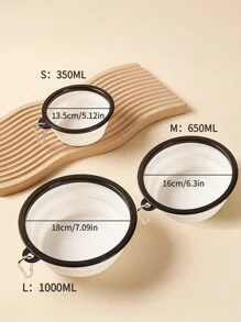 1入組可折疊寵物旅行碗