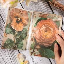 30pcs Vintage Botanical Theme Patterned Paper For Scrapbooking, Crafting, Decorating - Multicolor - View 7