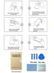 2 piezas Mica Privacidad Templado Cristal Para Moto-rola G22 - Negro - Ver 3