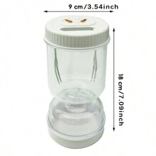 1pc 4th Generation Pickle Jar With Separation Design For Wet And Dry Ingredients, Food Storage Container For Pickles And Olives - Clear - View 2