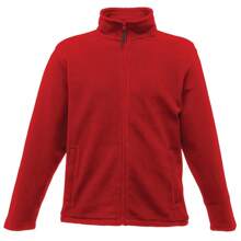 Regatta Mens Plain Micro Fleece Full Zip Jacket (Layer Lite) (Classic Red) - Classic Red - View 1