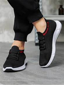 Womens Minimalist Running Shoes. Womens Running Fabrics Lace Up Sports Avant Garde.Womens Fashion Sneakers Sports Style Four Seasons Outdoor Casual Sneakers. Casual Outdoor Casual Sneakers, Casual Casual Casual Sneakers. - Negro - Ver 3