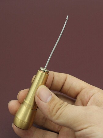 3Pcs/Set Canvas Leather Tent Shoes Sewing Awl Leather Craft Needle Kit Repair Tool Set Hand Sewing Shoe Thread Awl