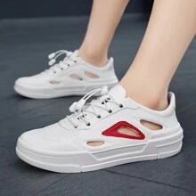 Spring/Summer Lightweight Fashionable Daily Simple Men's Sandals, Breathable, Soft, Resistant And Slip-Proof, Outdoor Casual Shoes For All Occasions - White - View 3