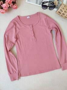 Women Tops - 粉色 - 查看 3