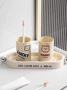 1 件极具吸引力的轻质豪华多用途托盘，具有时尚风格，适用于客厅或浴室 - 多色 - 查看 4