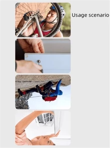 1pc Bicycle/Motorbike/Moped/E-Bike Multi-Functional Combination Repair Tool Set With Inner Hexagon Wrench, Tools For Men - Black - View 2