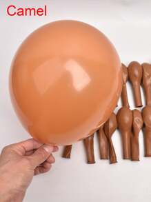 30 个 5/10 英寸绿色粉色咖啡棕色奶油米色气球乡村婚礼气球新娘送礼生日哑光空气氦气球洗礼 - as picture - 查看 21