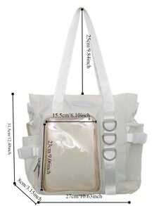 日本可爱 Itabag DIY 徽章展示板大学生单肩包尼龙钱包和手袋手提包斜挎包 JK 高品质学校书包 Ita Bag、街头和日式风格女包 - 黑色 - 查看 3